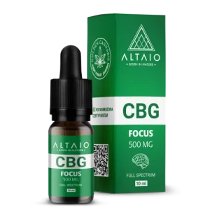 Olej CBG 5% 500mg Altaio Focus - 10ml