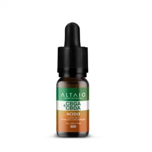 Olej CBGA+CBDA 10% Altaio Acido 1000mg - 10 ml