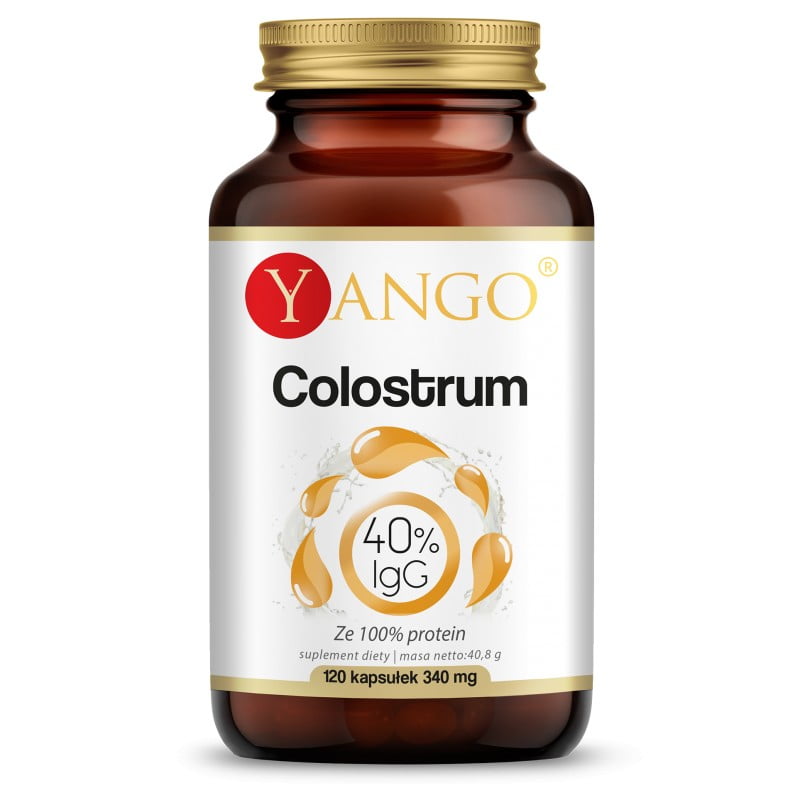 Colostrum - 40% IgG Yango - 120 kapsułek