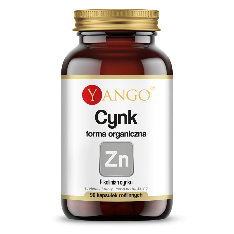 Cynk - forma organiczna Yango - 90 kapsułek