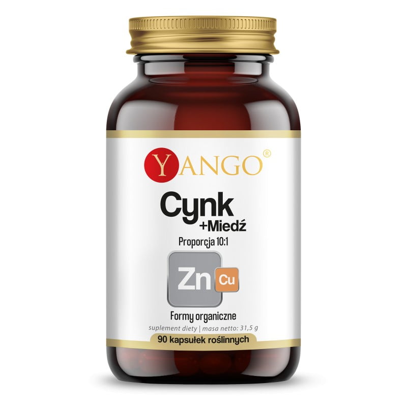 Cynk + Miedź - Yango - 90 kapsułek
