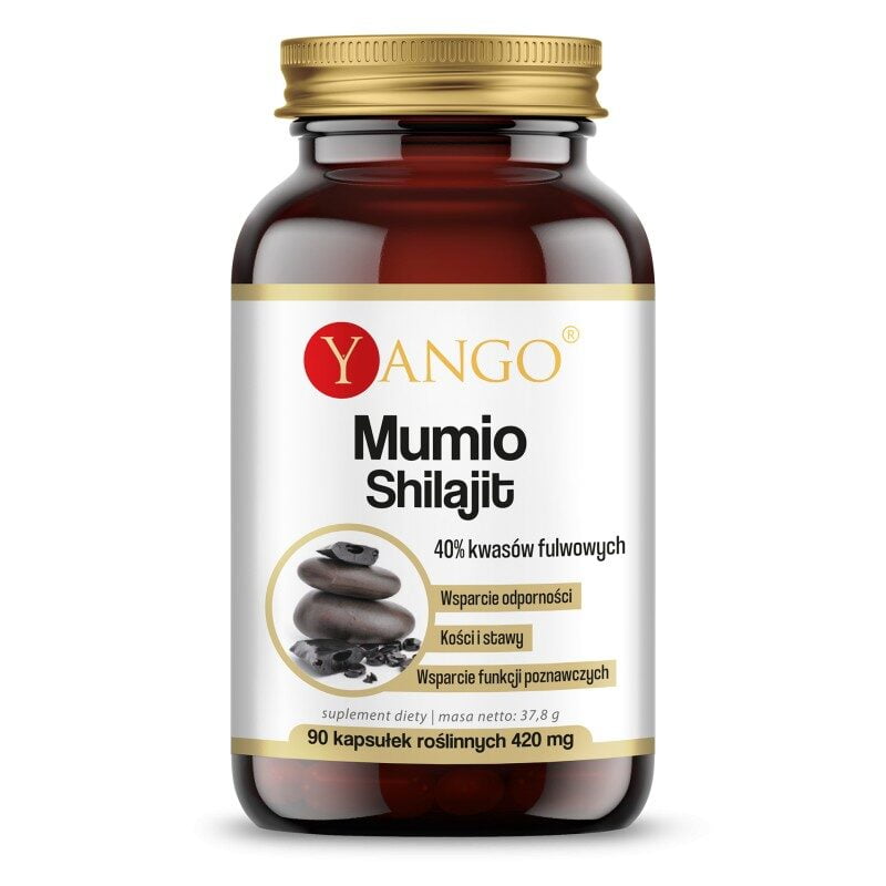 Mumio - 40% kwasów fulwowych - Yango - 90 kapsułek