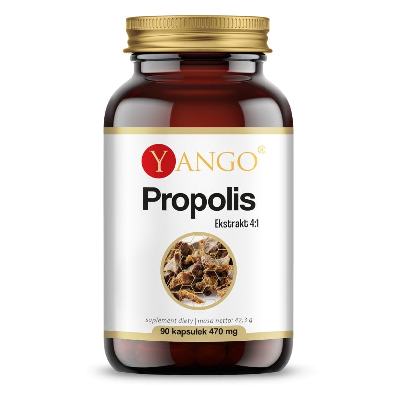 Propolis - ekstrakt 4:1 - Yango - 90 kapsułek