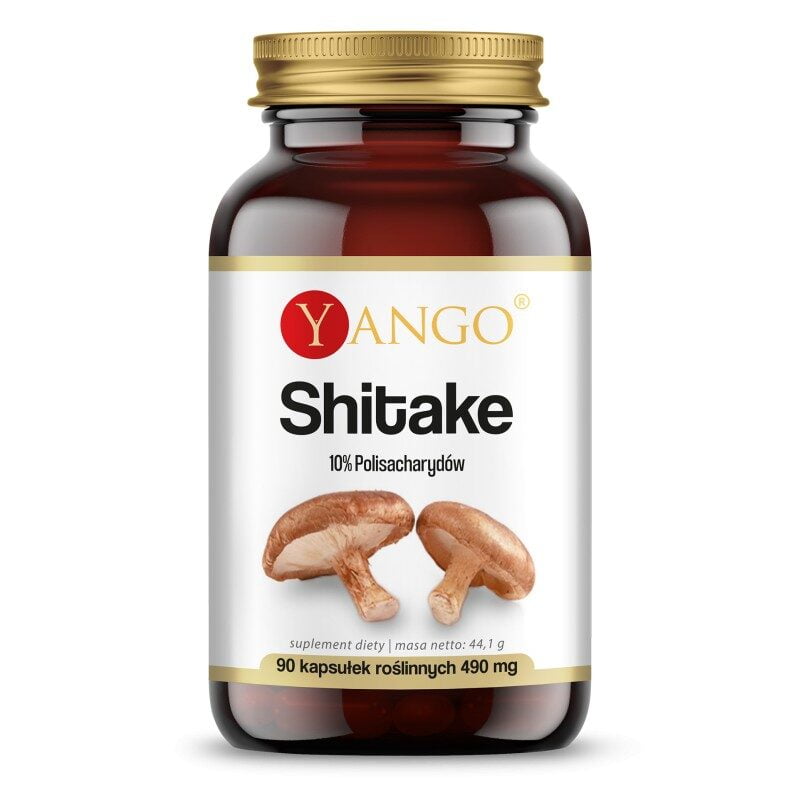 Shitake - ekstrakt 10% polisacharydów - Yango - 90 kapsułek