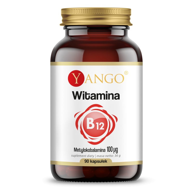 Witamina B12 - Metylokobalamina 100 µg - 90 kapsułek