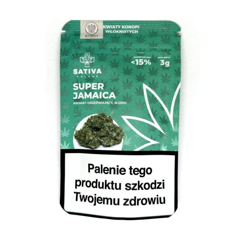 Susz konopny CBD Super Jamaica Sativa Poland - 3g