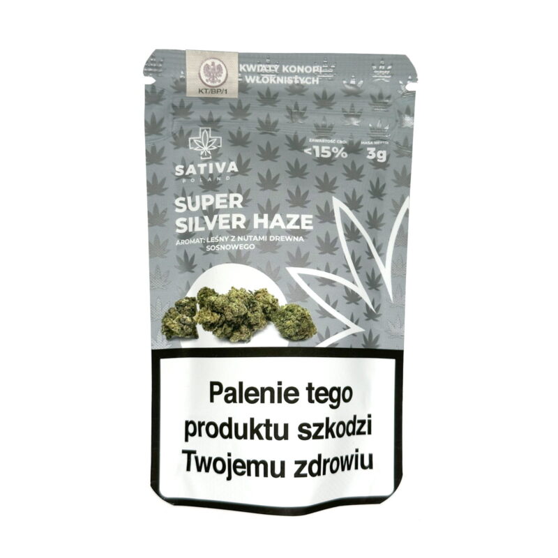 Susz konopny CBD Super Silve Haze Sativa Poland - 3g
