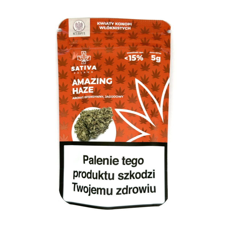 Susz konopny CBD Amazing Haze Sativa Poland - 5g