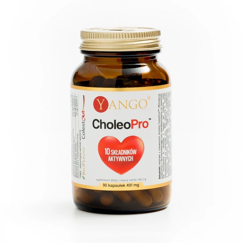 Suplement diety na cholesterol CholeoPRO - Yango - 90 kaps.