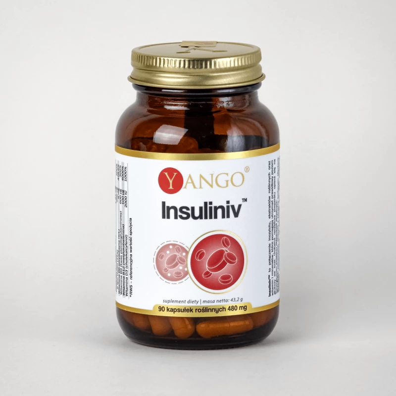 Suplement diety na cukrzycę Insuliniv - Yango - 90 kaps.