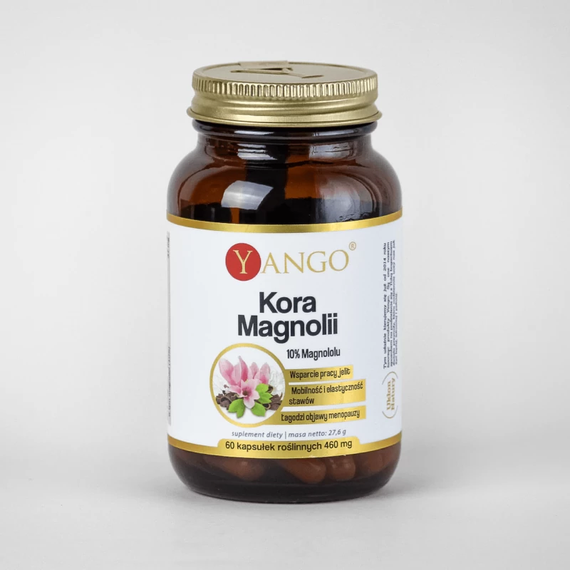Kora Magnolii - 10% Magnololu - Yango - 60 kaps.