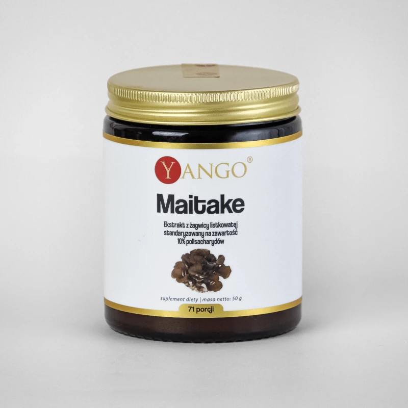 Grzybki Maitake - ekstrakt 10% polisacharydów - Yango - proszek 50g