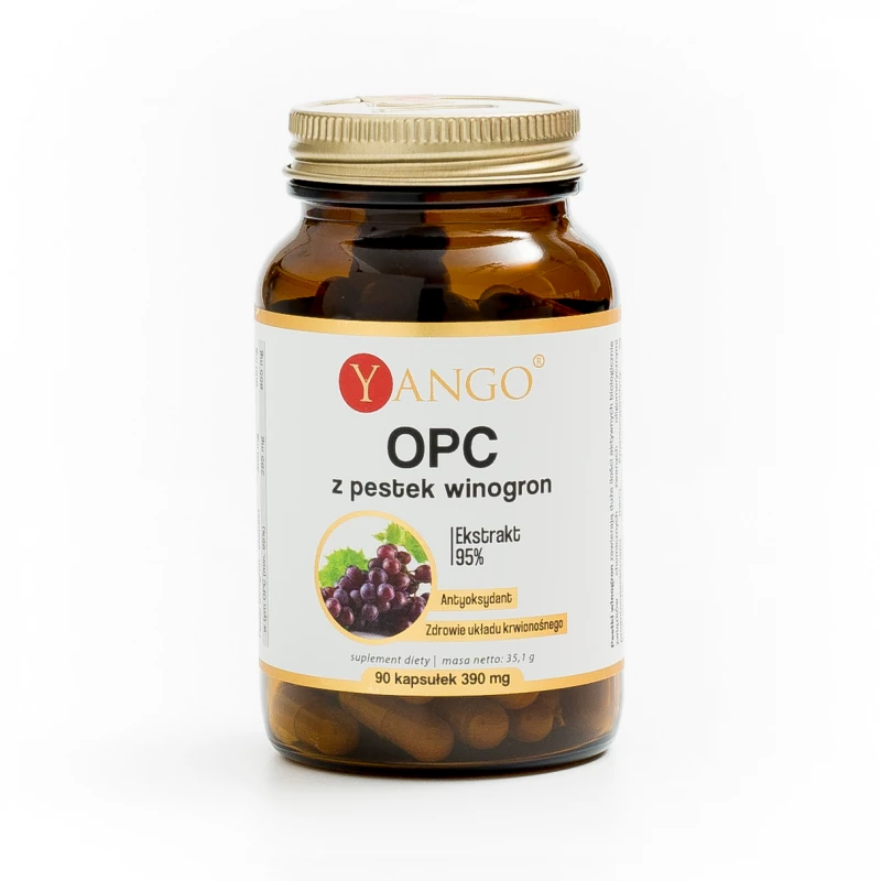OPC 95% ekstrakt z pestek winogron - Yango - 90 kaps.