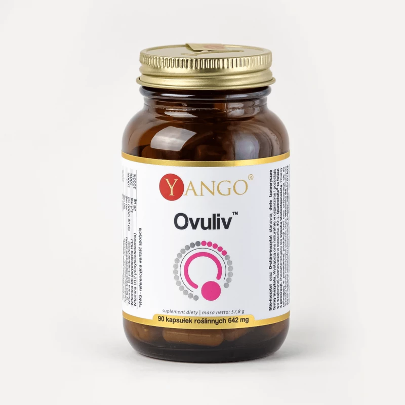 Suplement diety na układ hormonalny kobiet Ovuliv - Yango - 90 kaps.