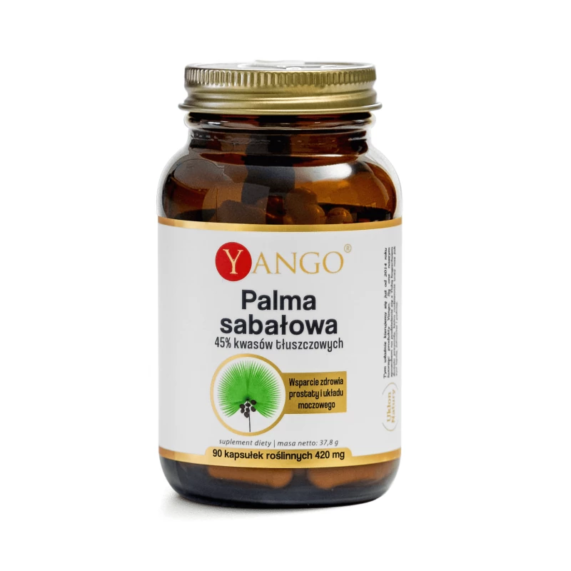 Palma sabałowa 45% kwasów tłuszczowych - Yango - 90 kaps.