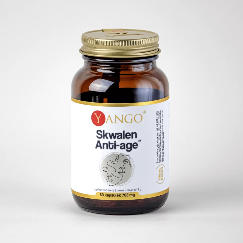 Suplement diety przeciw starzeniu Skwalen Anti-age - Yango - 60 kaps