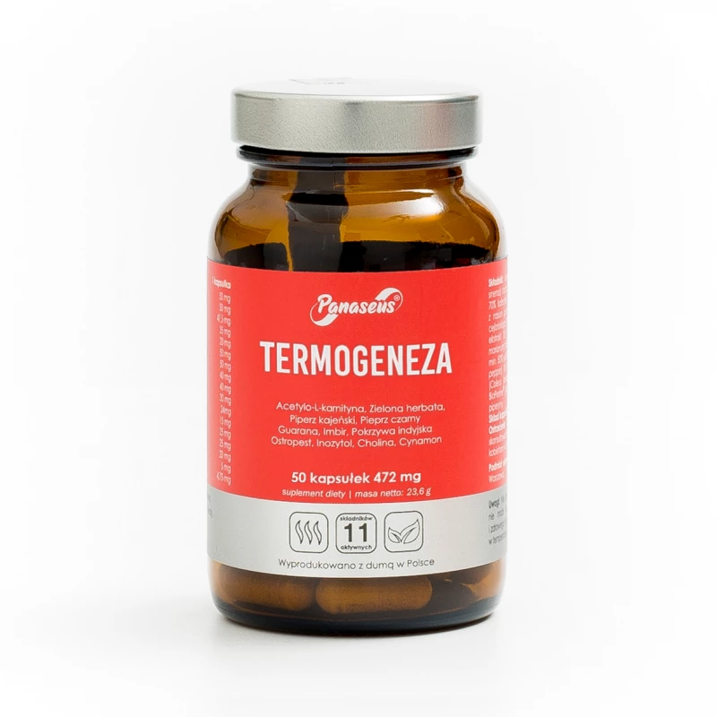 Suplement diety na Termogeneza - Panaseus - 50 kaps.