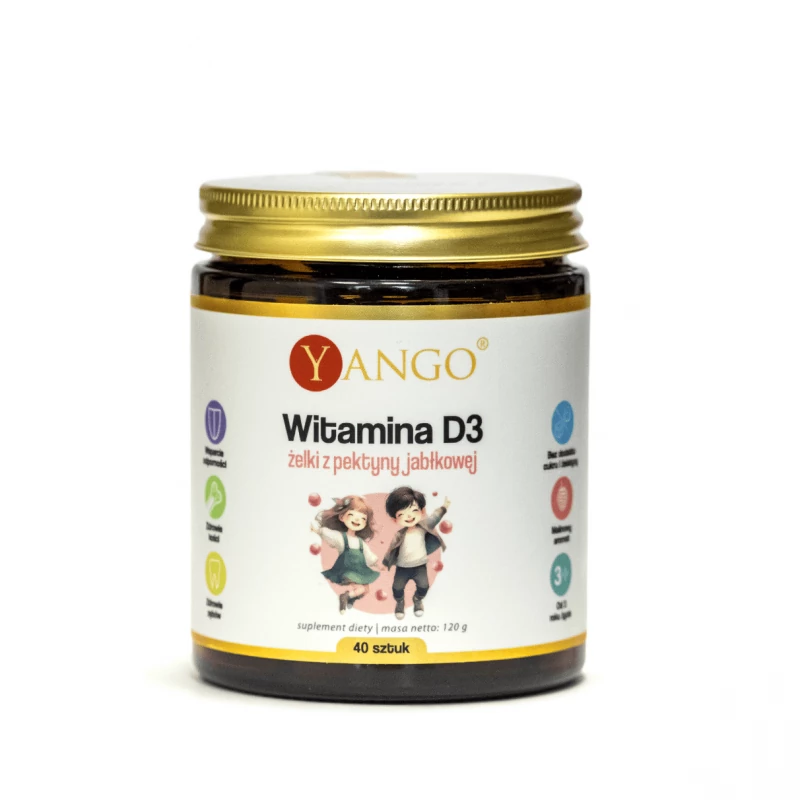 Żelki z witaminą D3 - Yango - 40 szt.